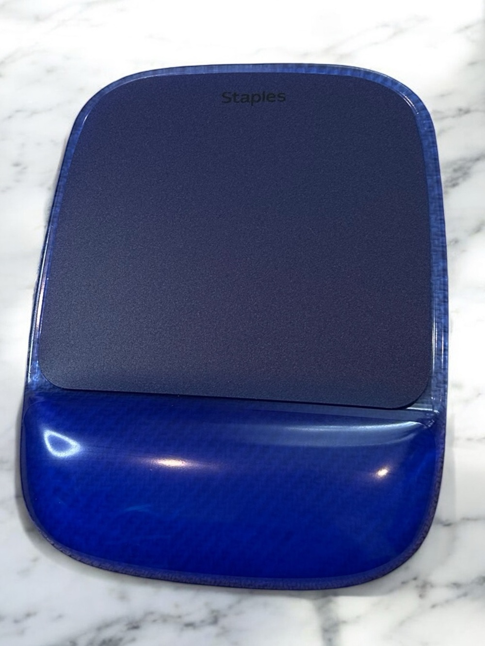 Computer Mousepad Blue Gel Wrist Support NEW